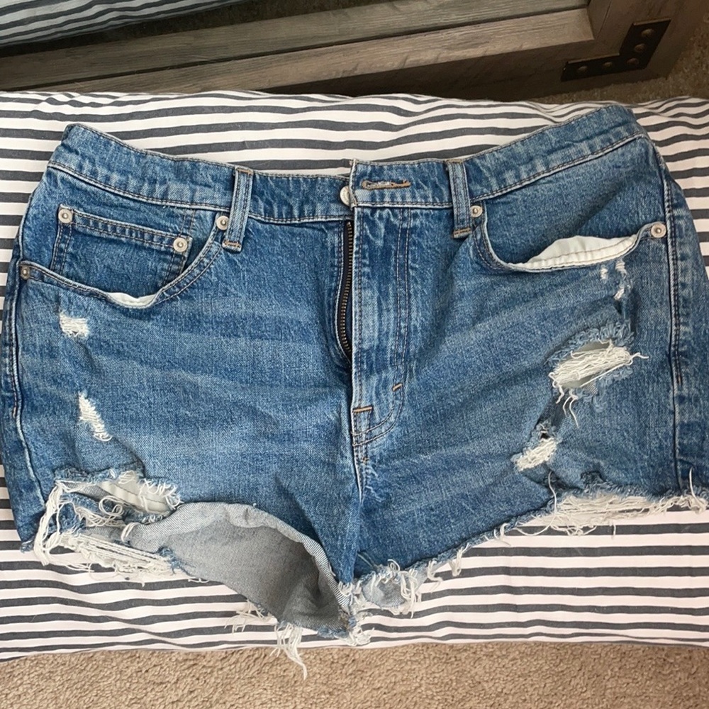Lucky jean short shorts